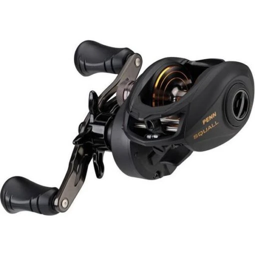 Penn Squall Low Profile Right Baitcasting Reel Black Ratio: 7.3:1